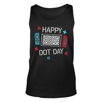 Happy Dot Day Gamers Boy Game Controller Colourful Polka Dot Tank Top | Mazezy CA