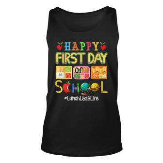 Happy First Day Of School Lunch Lady Costume Back To School Tank Top - Monsterry DE