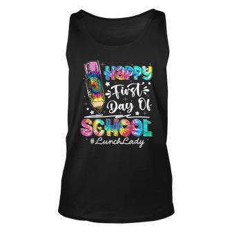 Happy First Day Of School Team Lunch Lady Back To School Unisex Tank Top - Seseable