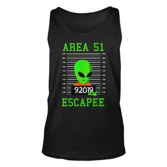 Happy Halloween Alien Escapee Area 51 Cute Vintage Costume Halloween Tank Top | Mazezy