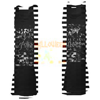 Happy Halloween Vintage Ugly Halloween Sweater Halloween Tank Top | Mazezy