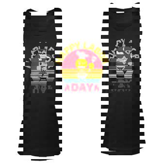 Happy Labor Day Winking Icon Bbq Grillin Retro Vintage Unisex Tank Top | Mazezy