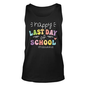 Happy Last Day Of School Cute Outfit For End Of School Year Tank Top | Mazezy