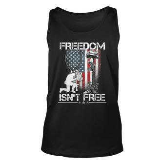 Happy Memorial Day Freedom Isnt Free T Fourth Of July Unisex Tank Top | Mazezy