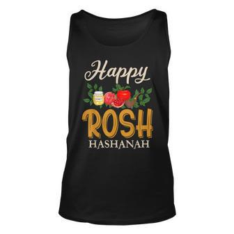 Happy Rosh Hashanah Holiday Jewish New Year Shofar And Honey Tank Top - Monsterry UK