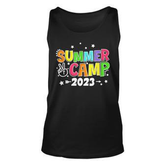 Happy Summer Camp Love Outdoor Activities For Boys Girls Unisex Tank Top | Mazezy