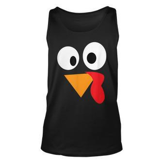 Happy Thanksgiving Turkey Face For Turkey Lovers Tank Top | Mazezy AU