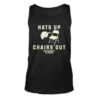 Hats Up Chairs Out Montgomery Alabama Riverboat Brawl Tank Top - Seseable