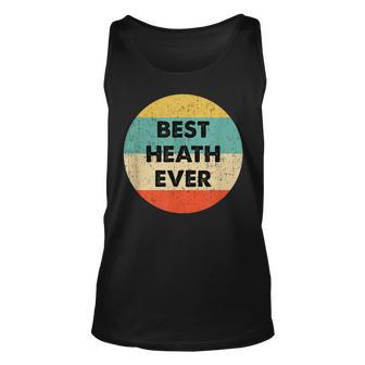 Heath Name Unisex Tank Top - Thegiftio UK