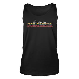 Hecho En Colombia Cute Pride Country Colombia Flag Unisex Tank Top | Mazezy