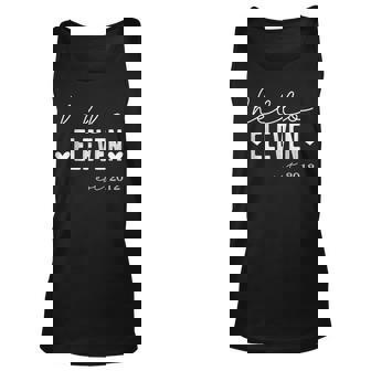 Hello Eleven Est 2012 11 Years Old 11Th Birthday For Girls Unisex Tank Top | Mazezy