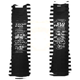 Herzog Name Gift Herzog Blood Runs Throuh My Veins Unisex Tank Top | Seseable UK