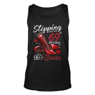 High Heels Stepping Into My 69Th Birthday 69 And Fabulous Tank Top - Seseable