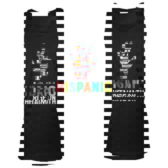 Hispanic Heritage Month Hand Flag Root Latino Unisex Tank Top | Mazezy