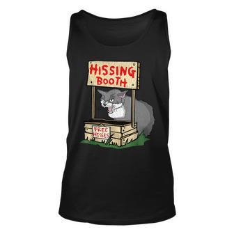 Hissing Booth Free Hisses Cat Unisex Tank Top - Seseable