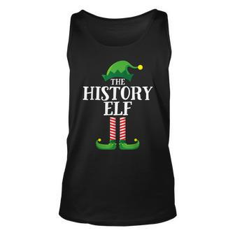History Elf Matching Family Group Christmas Party Gift For Women Unisex Tank Top - Thegiftio UK