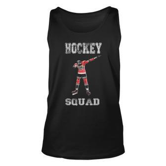 Hockey Squad Dabbing T Dab Dance Player T Hockey Tank Top | Mazezy