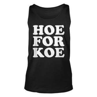 Hoe For Koe Unisex Tank Top | Mazezy CA