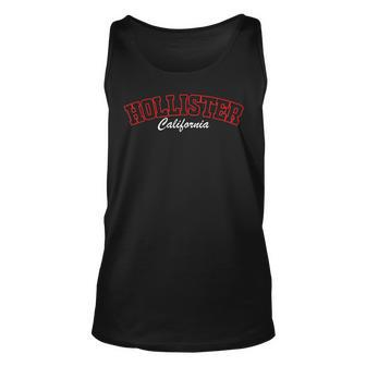 Hollister California Ca Vintage State Athletic Sports Unisex Tank Top - Seseable