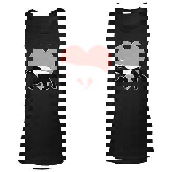 Honey Badger Heart Honey Badger Lover Honey Badgers Unisex Tank Top - Thegiftio