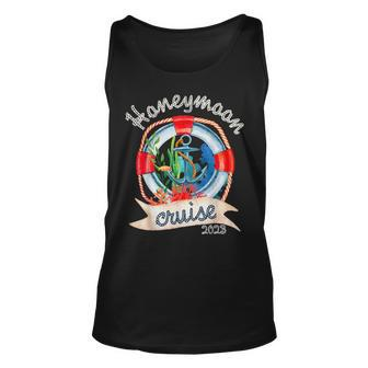 Honeymoon Cruise For Couples 2023 Just Married Unisex Tank Top - Seseable