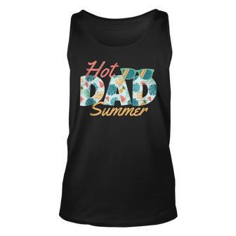 Hot Dad Surfing Summer Fathers Day Swimming Beach Summer For Dad Tank Top | Mazezy