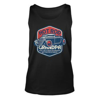 Hot Rod Grandpa Classic Car Owners Vintage Car Drivers Tank Top | Mazezy