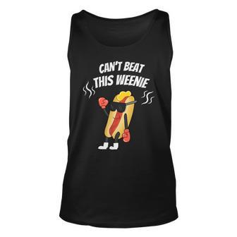 Hotdog Can’T Beat This Weenie Boxer Mullet Cool Bbq Boxer Tank Top | Mazezy