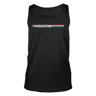 Houston Gay Pride Colors Outfits For Parades Festival Party Tank Top | Mazezy
