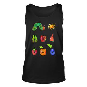 Hungry Caterpillar Funny Book Lover Vintage For Kids Unisex Tank Top - Monsterry UK