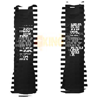 Husband Father King Blessed Man Afro Unisex Tank Top | Mazezy
