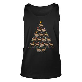 Hyena Christmas Tree Ugly Christmas Sweater Tank Top - Monsterry DE