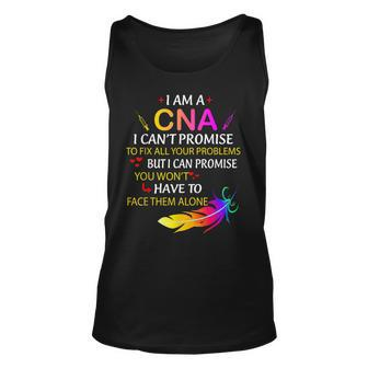 I Am A Cna I Cant Promise To Fix All Your Problems Unisex Tank Top | Mazezy UK