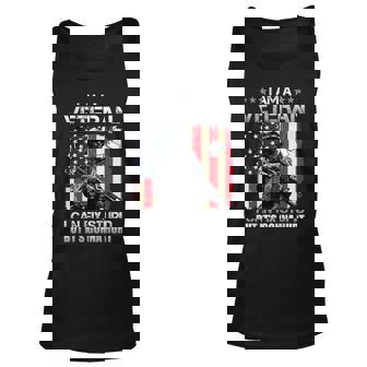I Am A Veteran I Can Fix Stupid But Its Gonna Hurt Unisex Tank Top | Mazezy