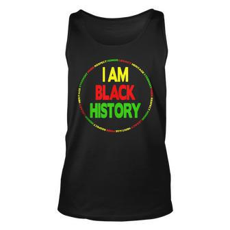 I Am Black History Month - African American Pride Honor Unisex Tank Top | Mazezy