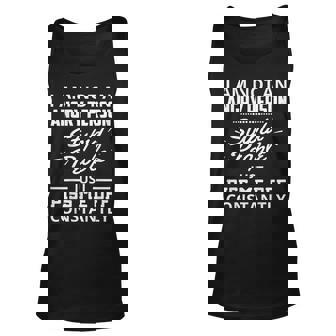 I Am Not An Angry Person Stupid People Just Piss Me Off Unisex Tank Top | Mazezy