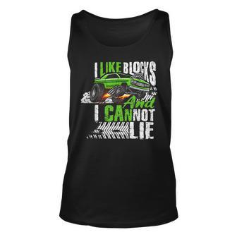 I Like Big Blocks And I Cannot Lie Muscle Car Unisex Tank Top | Mazezy