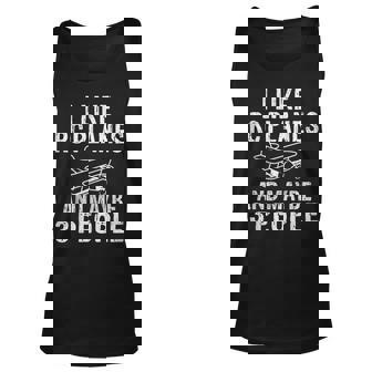 I Like Rc Planes And Maybe 3 People Funny Rc Plane Unisex Tank Top | Mazezy