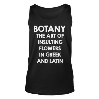 I Love Botany Science Student T Proud Botanist Gifts Unisex Tank Top | Mazezy