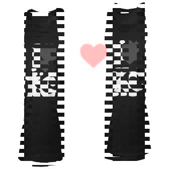 I Love Kansas City Kc - Heart Unisex Tank Top | Mazezy