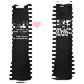 I Love My Hot Black Girlfriend Unisex Tank Top - Thegiftio UK