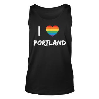 I Love Phoenix Gay Pride Lbgt Unisex Tank Top | Mazezy