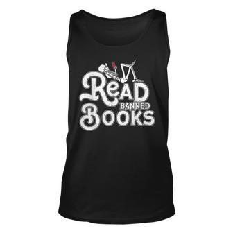I Read Banned Books  Reading Bookworm Unisex Tank Top