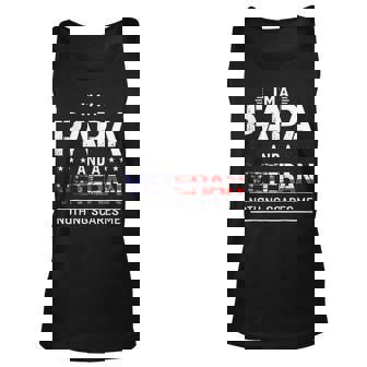 I_M A Papa And Veteran Men Grandpa Unisex Tank Top | Mazezy