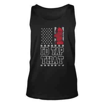 Id Tap That Funny Firefighter Pride Unisex Tank Top | Mazezy