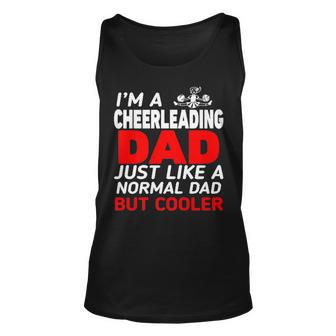  Im A Cheerleading Dad For Father Gift On Birthday Unisex Tank Top | Mazezy