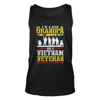 Im A Dad Grandpa And Vietnam Veteran Us Veterans Day 191 Unisex Tank Top - Monsterry DE