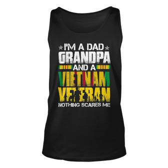 Im A Dad Grandpa And Vietnam Veteran Us Veterans Day 483 Unisex Tank Top - Monsterry DE