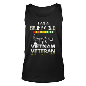 Im A Grumpy Old Vietnam Veteran Gift Unisex Tank Top | Mazezy