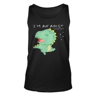 Im An Adult Technically Funny 18Th Birthday Unisex Tank Top | Mazezy